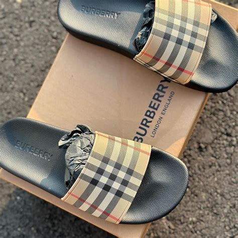 brebrazzy burberry|women's Burberry slides.